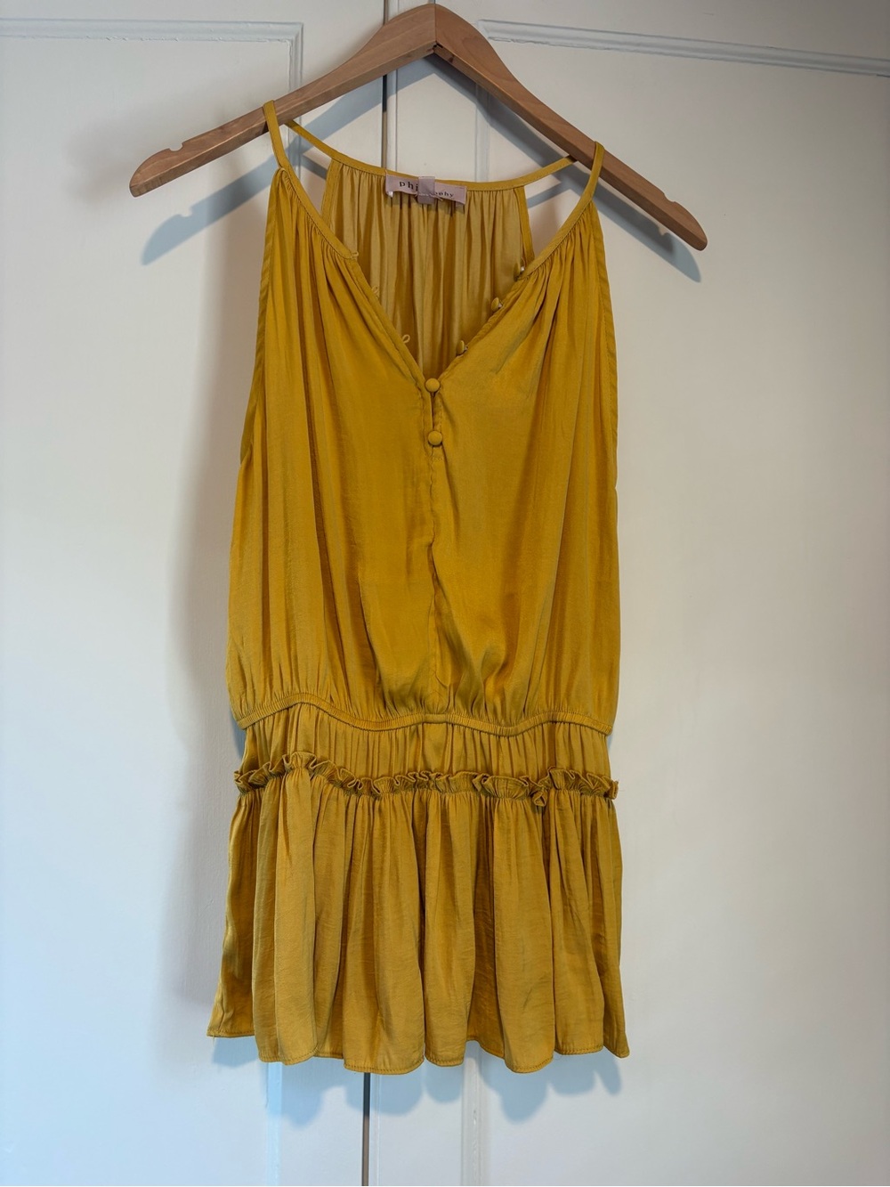 Philosophy Mustard Tank Blouse